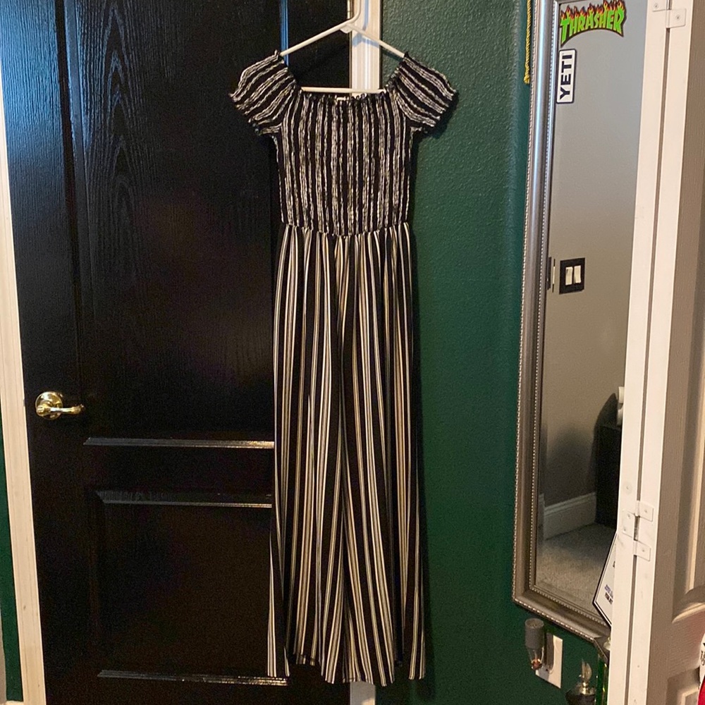 Women’s striped jumpsuit